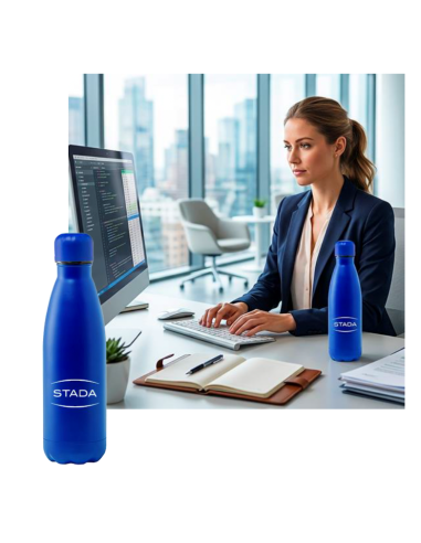 Drinking Bottle Single Wall Blue